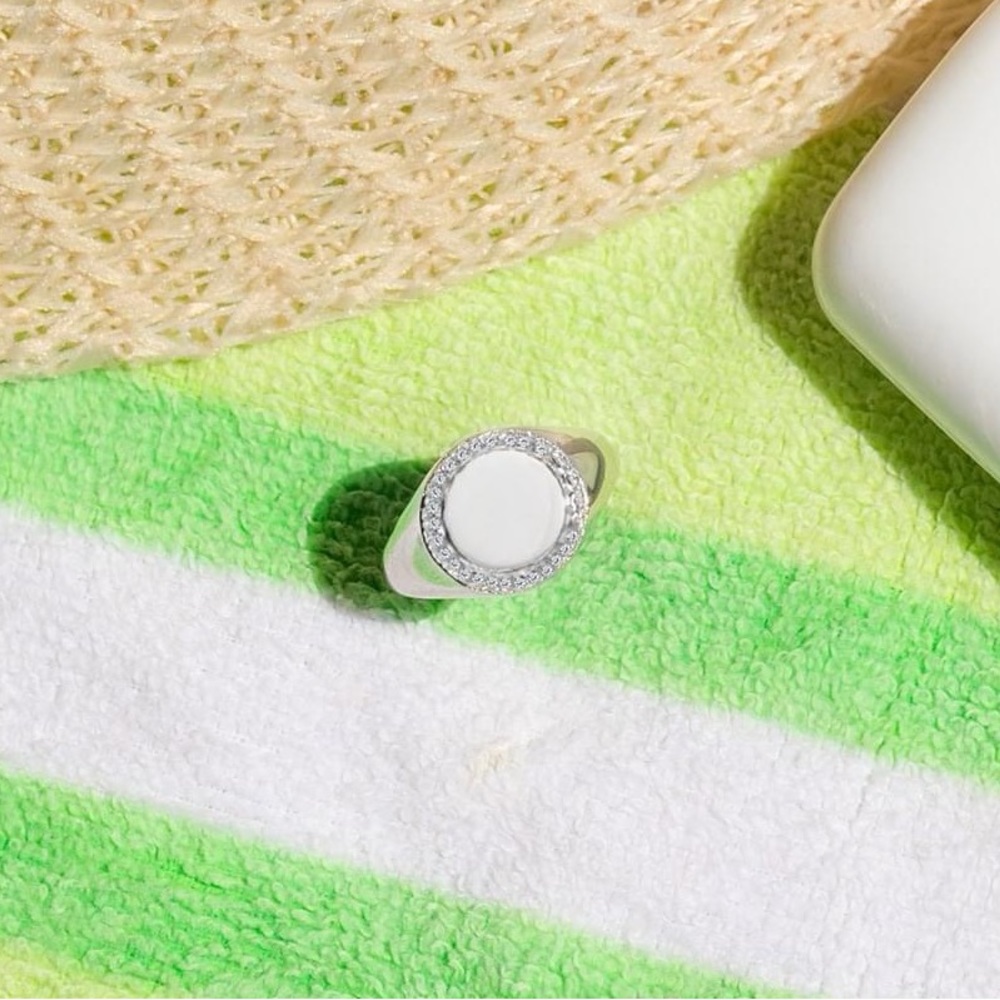 Tocara New Retired Milie Ring Sterling Silver Diami Size 5